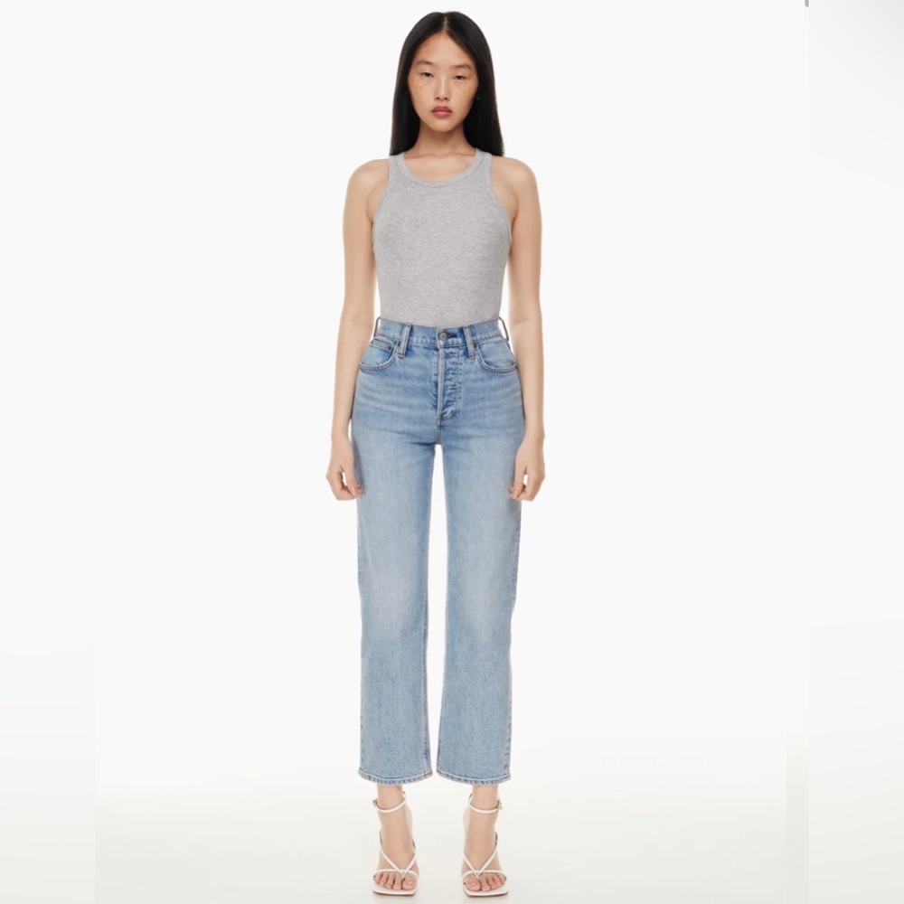 Aritzia Arlo high rise straight jeans